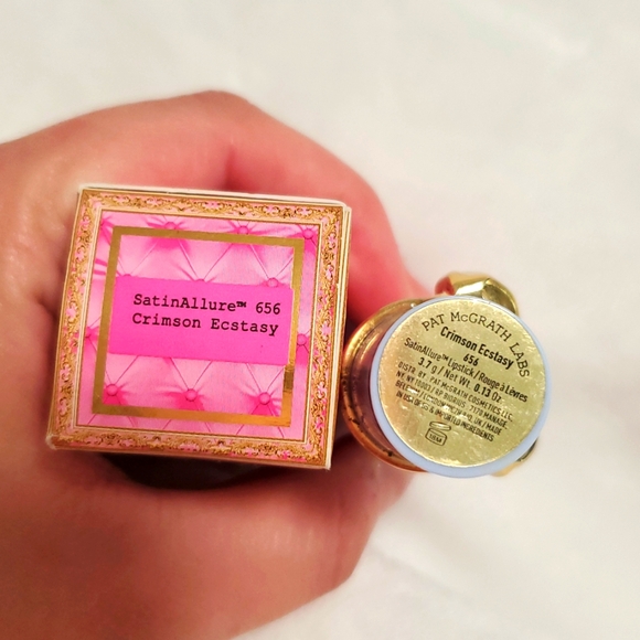NIB Pat McGrath Labs SatinAllure Lipstick in 656 Crimson Ecstasy - Picture 4 of 7